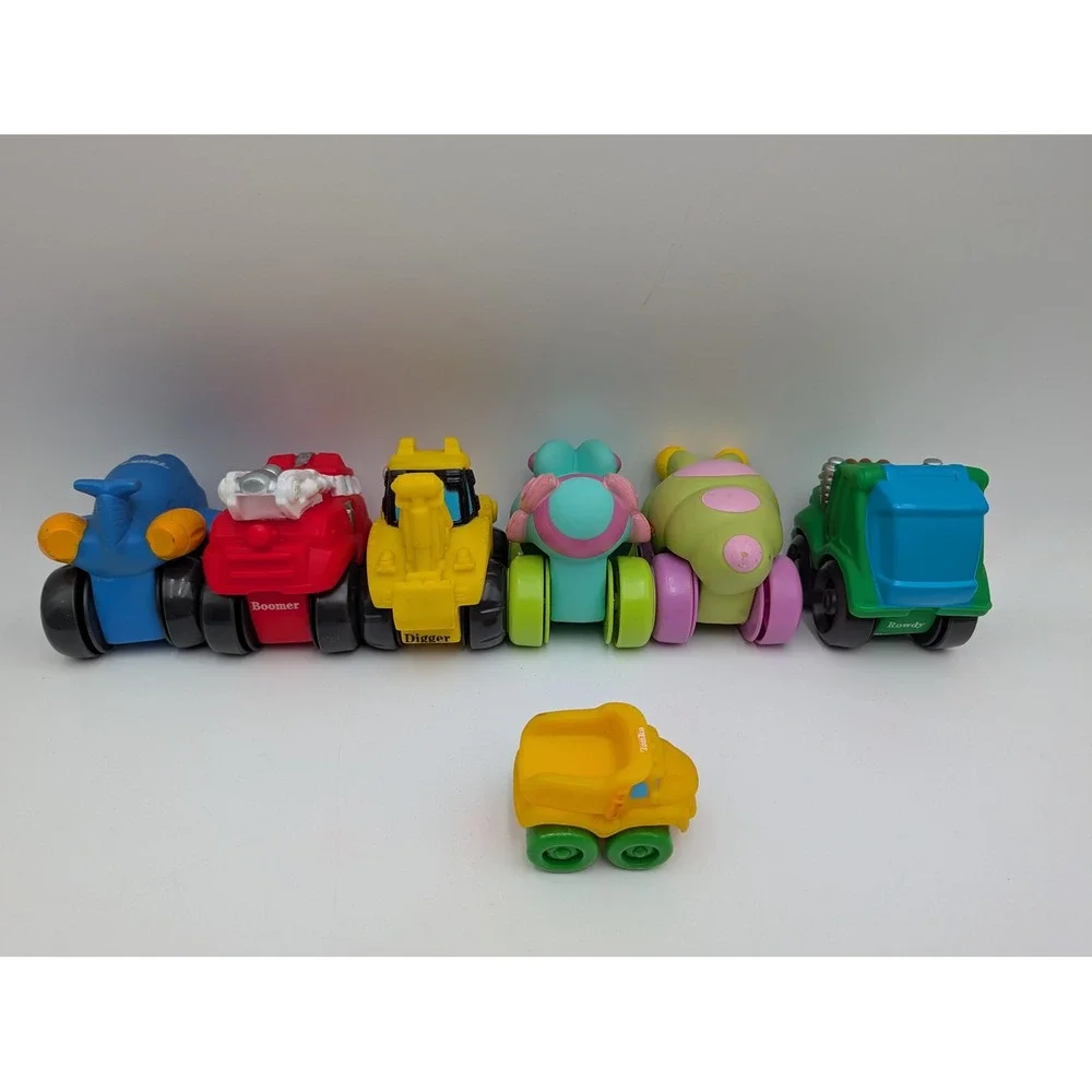 Playskool Tonka Wheel Pals Chuck Friends Toy Vehicle Lot of 8